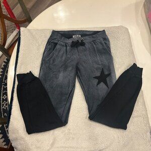 Black Ombre Joggers with Star
